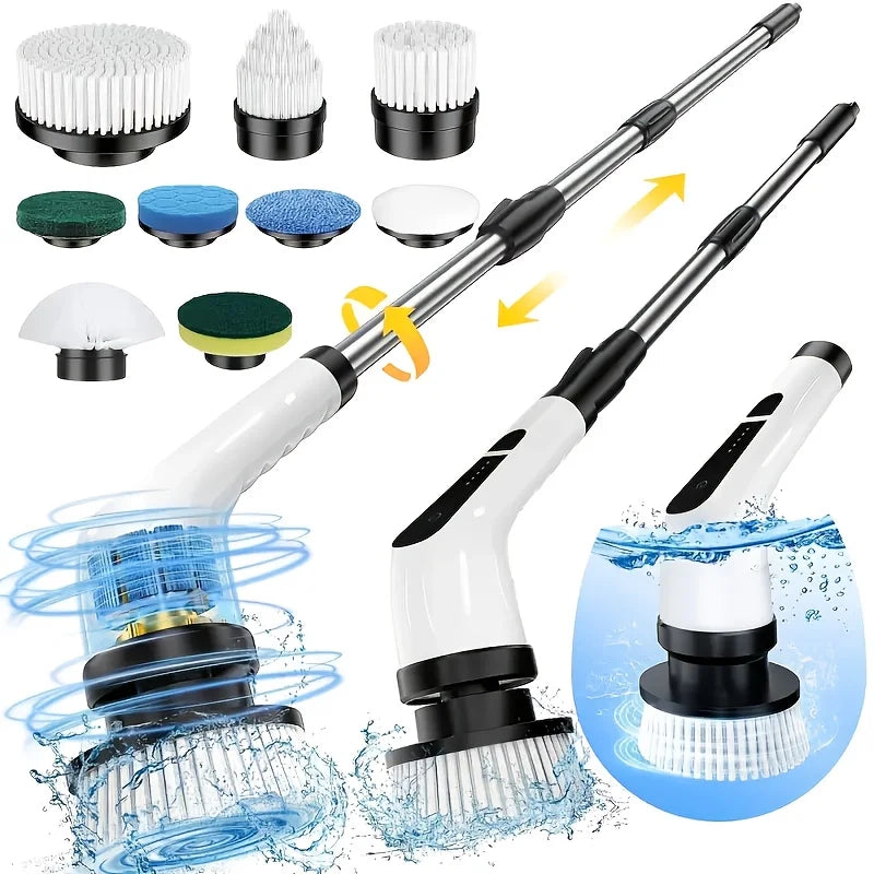 Electric Rotating Cleaning Brush, Wireless Shower Scrubber