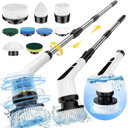 Electric Rotating Cleaning Brush, Wireless Shower Scrubber