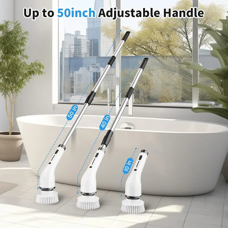 Electric Rotating Cleaning Brush, Wireless Shower Scrubber