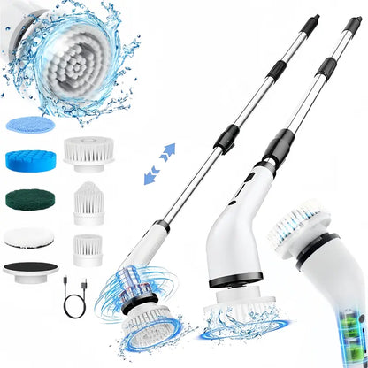 Electric Rotating Cleaning Brush, Wireless Shower Scrubber